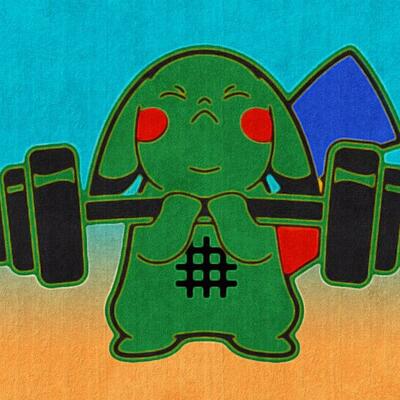 "Pikachu"'s profile avatar on Gab.com. Note the green coloration and the symbol on the character's chest, both alluding to the Iron Guard, an early 20th-century Romanian antisemitic fascist organization.