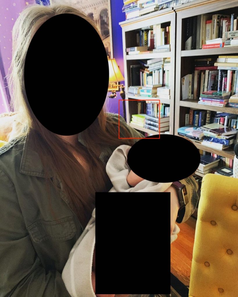 Instagram post made by relative of Jesse Ogden [redacted]. Multiple copies of "Chapman"/Ogden's book Cultured Grugs are visible in the center of the photo.