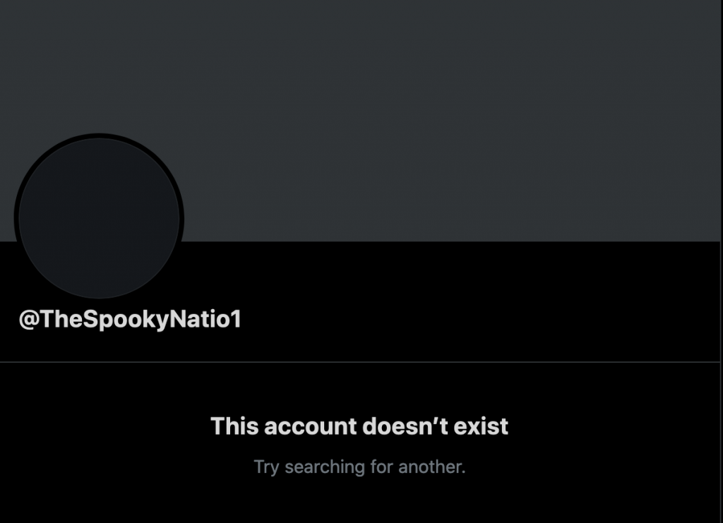 Welton's "Spooky Nationalist" Twitter account as it appeared on 20 May 2021.