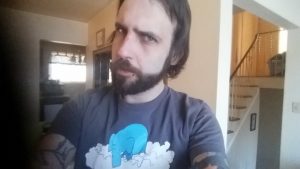 [Image of Daniel Stevens, aka "Anime Graf Mays"; bearded doofus-looking guy, sort of looks like a less-handsome Tom Green]