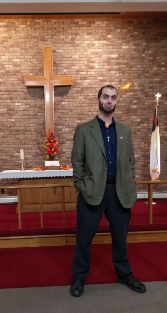 Blake Kilborne as he appears on his church's website.