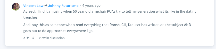 Comments by Bogdan Polishchuk/"Vincent Law" on his Disqus profile.