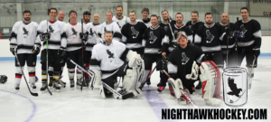 Team photo at nighthawkhockey.com. John F Rokes Jr, front row, kneeling, on the right. 