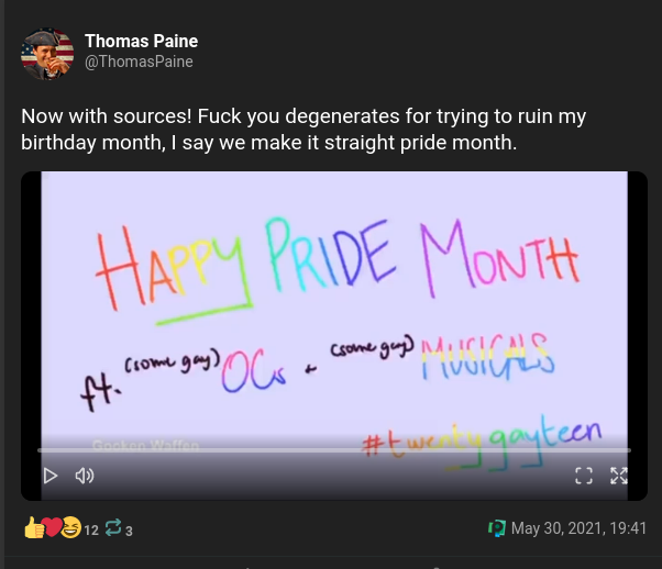"Thomas Paine" is not a fan of Price month.