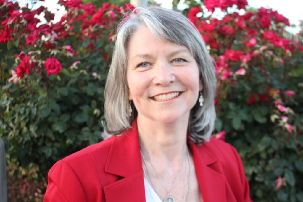 Maureen Latimer Brody, as she appears on the Facebook page for her election candidacy.