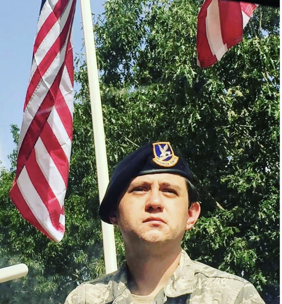 Justin Dean Cookson, aka "Aristophanes," in the California Air National Guard