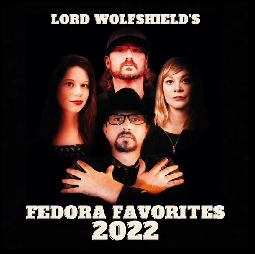 Randle appearing with other WAC neo-Nazis Emily Youcis and Mandi Gillespie in a promo for "Lord Wolfshield's Fedora Favorites 2022."